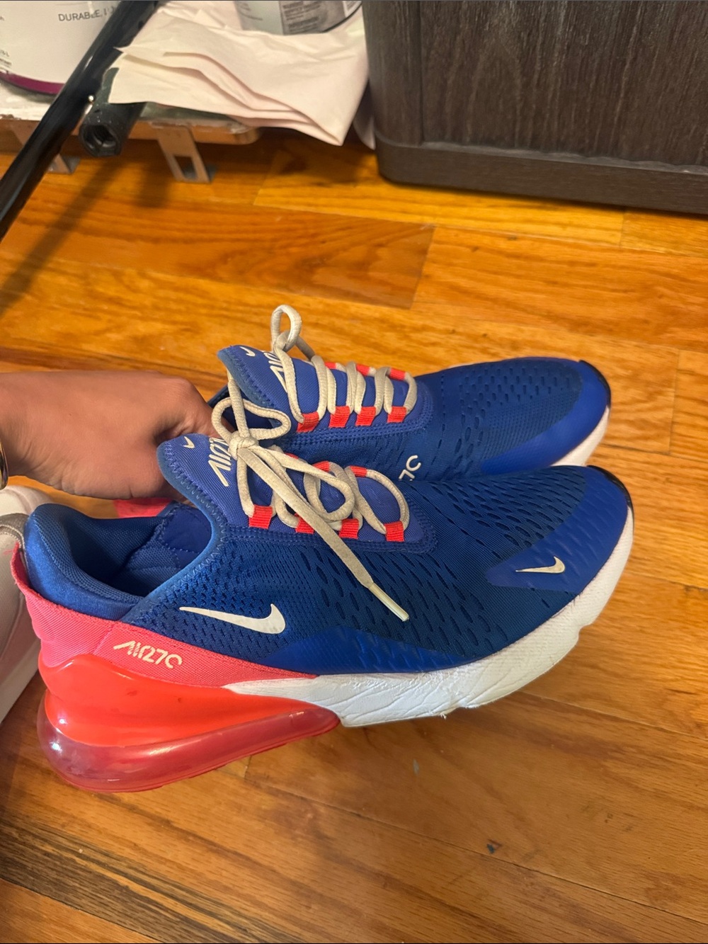 Nike Air Max 270 men Sneakers - Blue/Coral/White